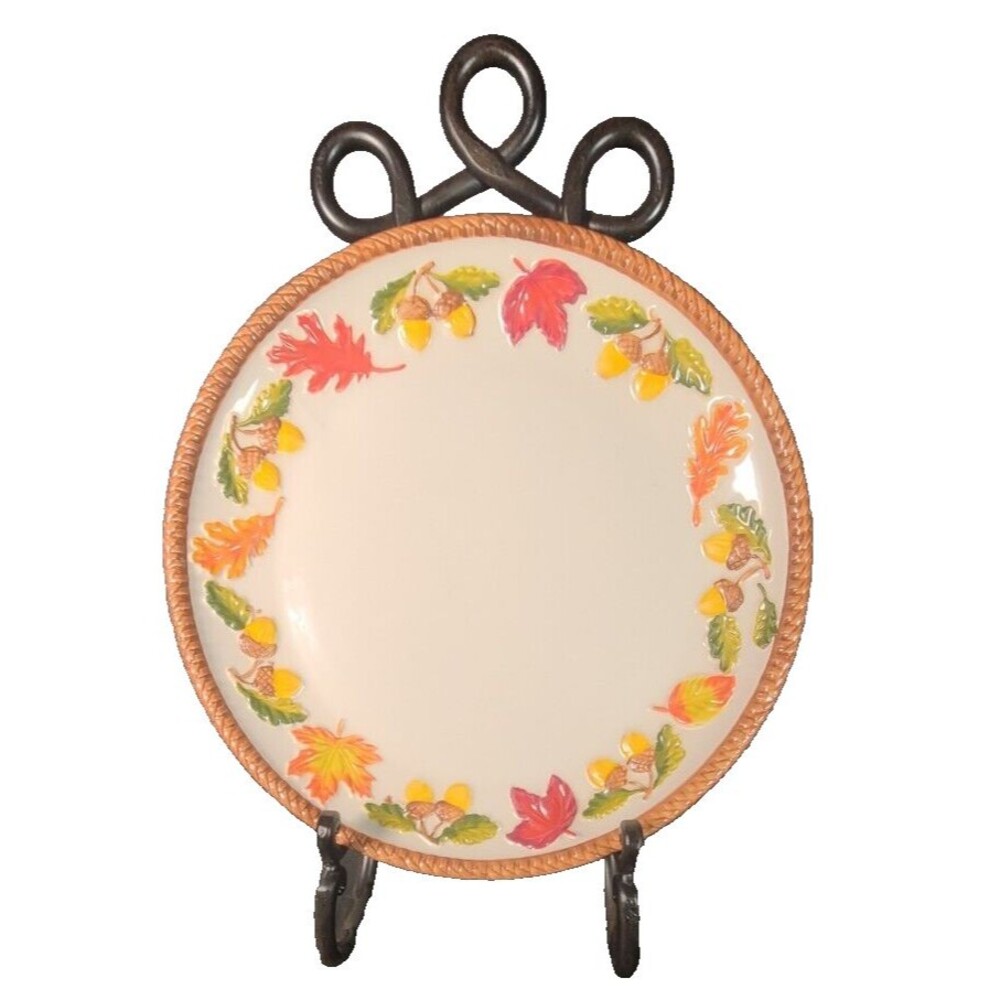 Temp-Tations Harvest  Dinner Plate 11305211 Temptations Platter Plate Dish Fall